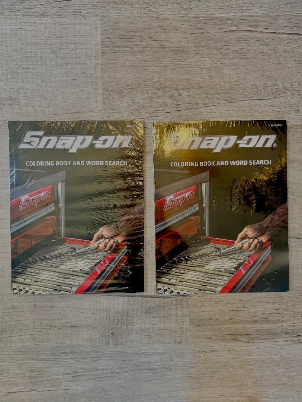 Set of 2 Snap On Tools Memorabilia Coloring Book and Word Search Activity New